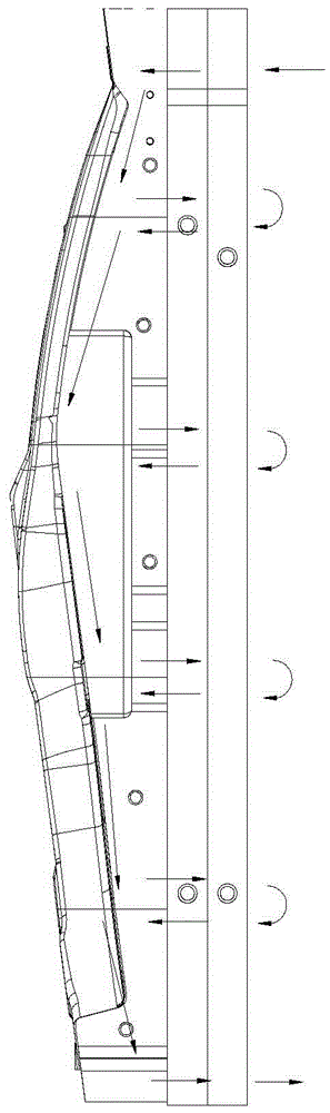 Parallel water supply cooling system for thermal stamping mold