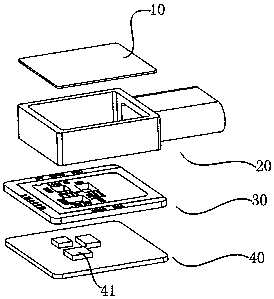 Multi-path parallel optical assembly packaging structure and multi-path parallel optical assembly