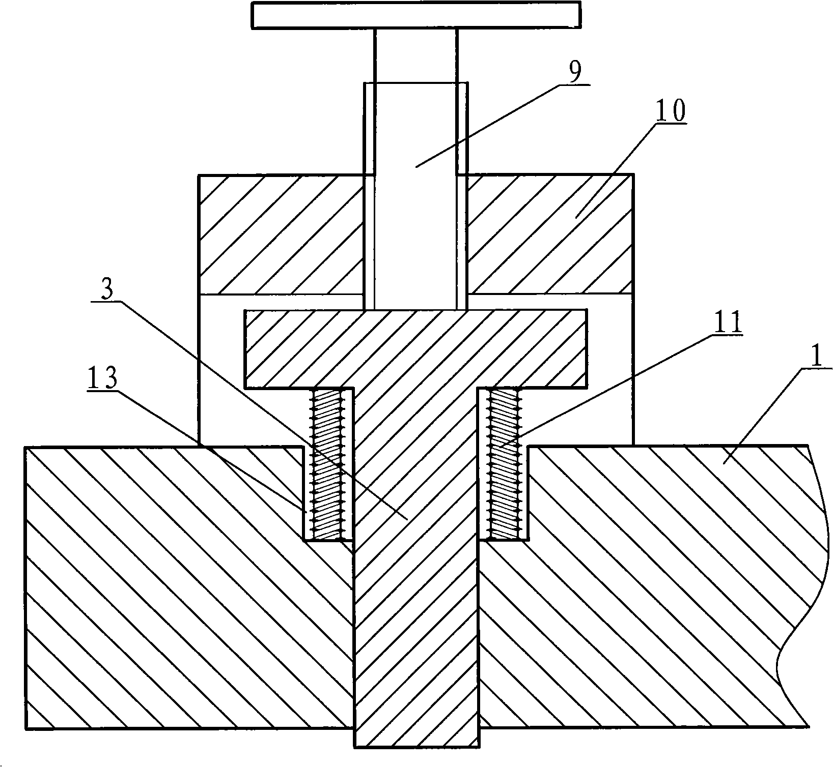 Positioning method for trunnion shaft assembly phase point