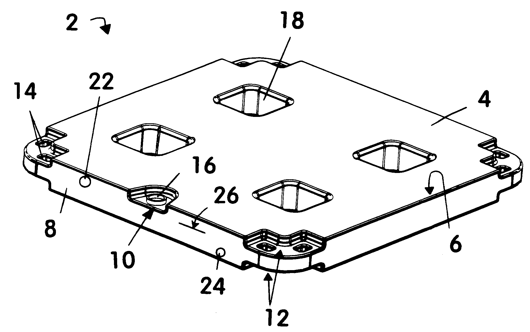 Air conditioner pad