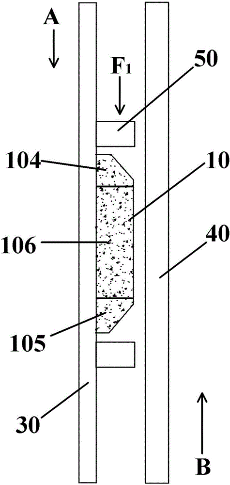 Rubber barrel with harder upper end part as well as packer and bridge plug