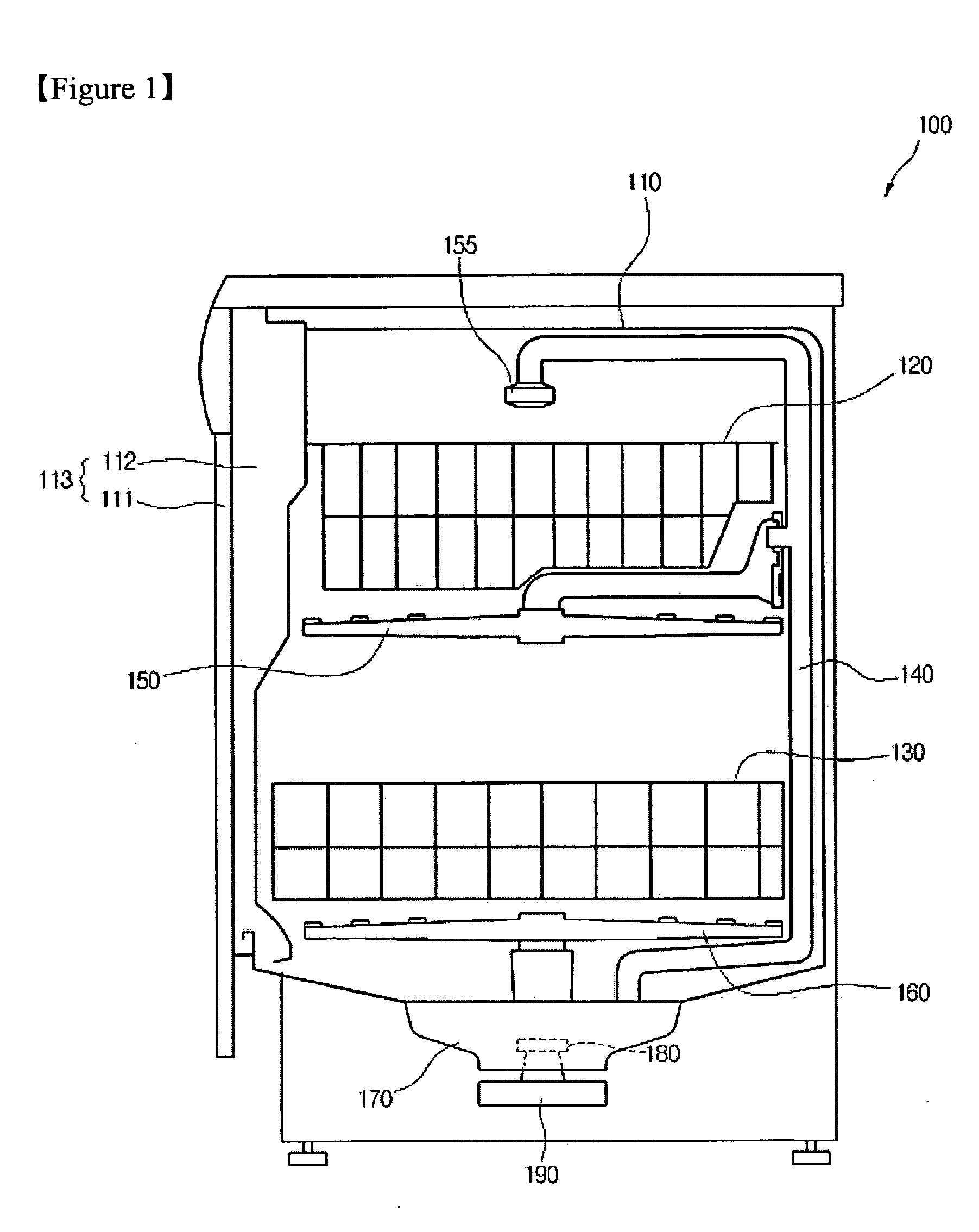 Condensing Apparatus of Dish Washer