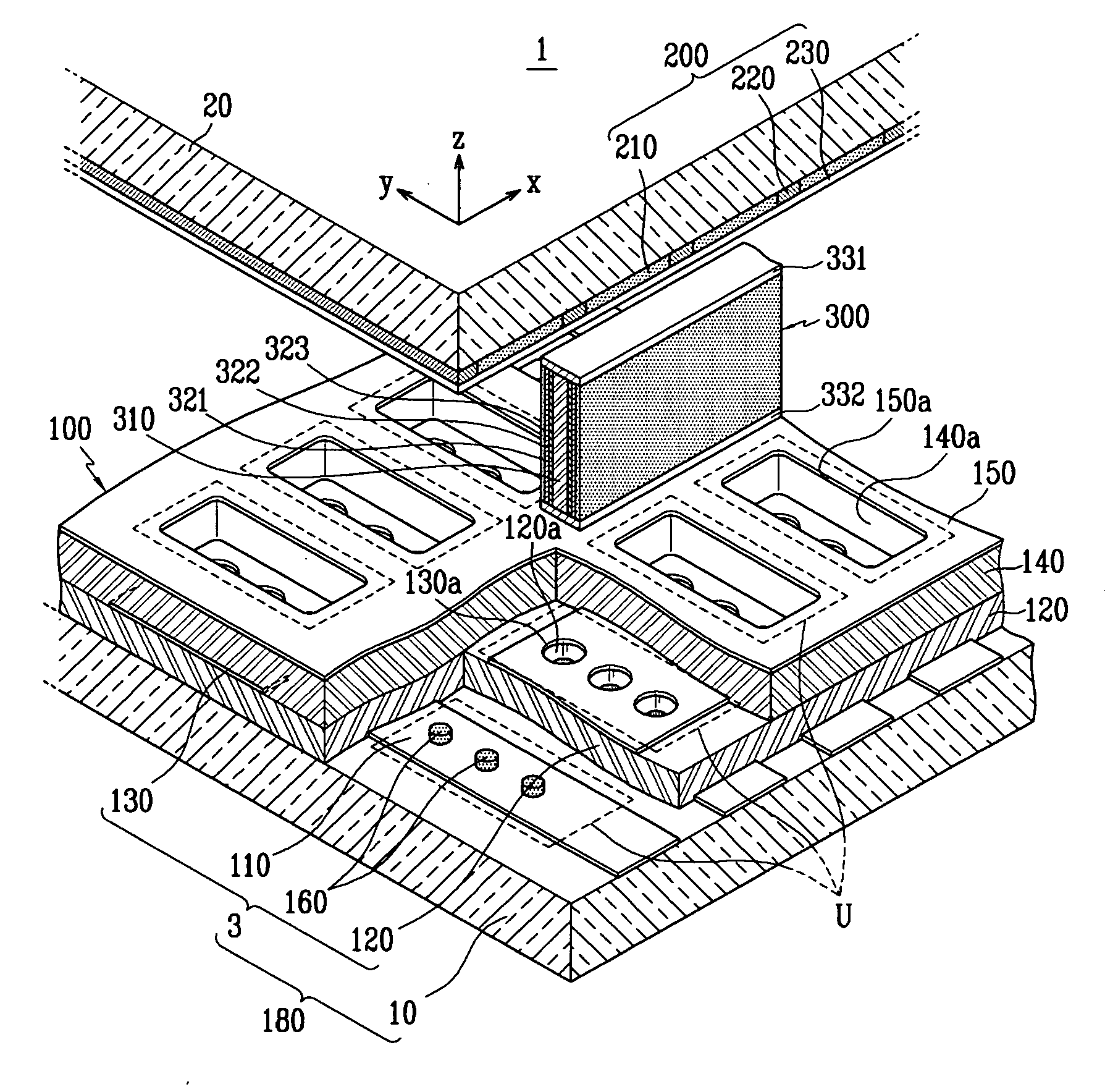 Spacer and electron emission display having the same