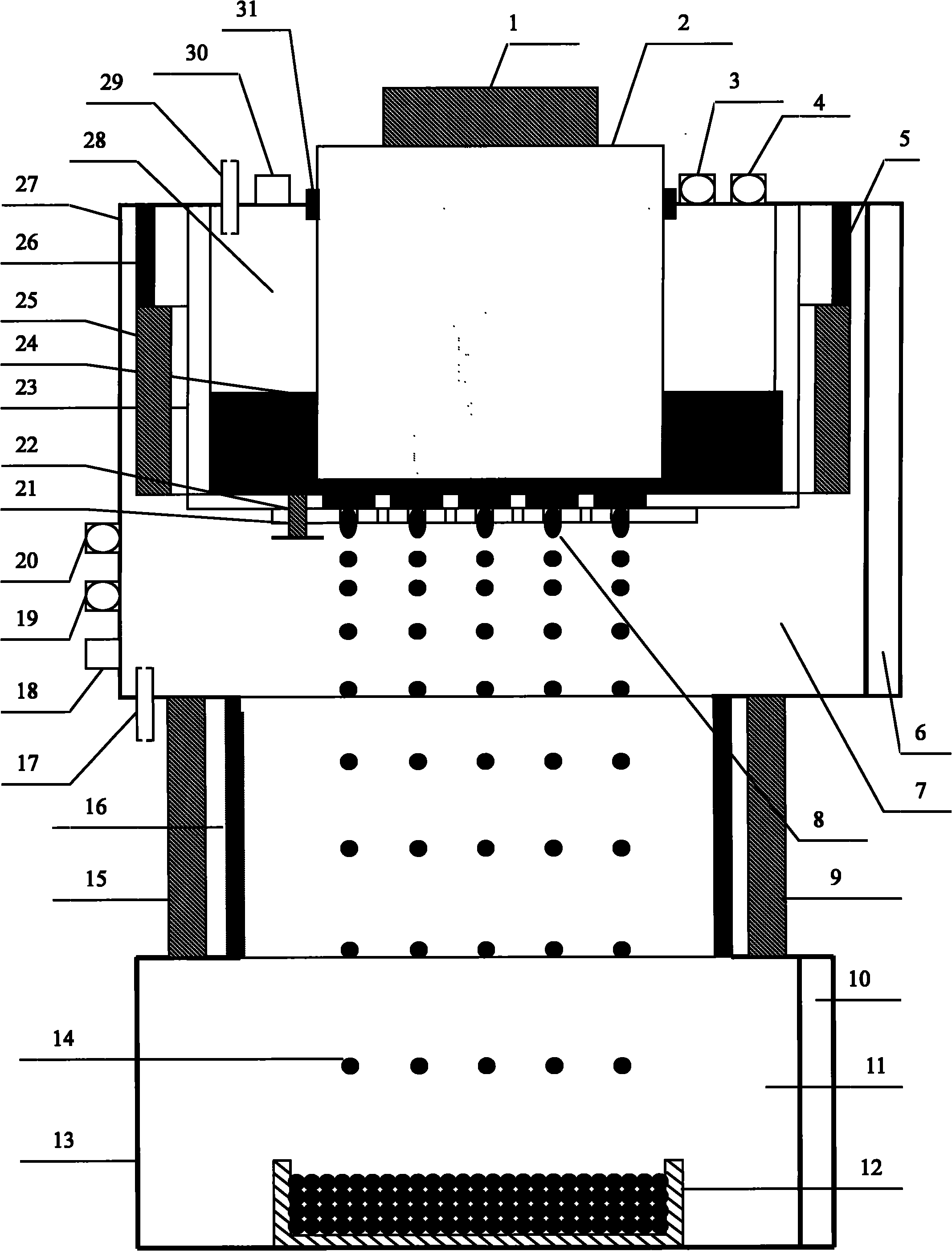 Method and device for pulse aperture injection batch preparation of even particles