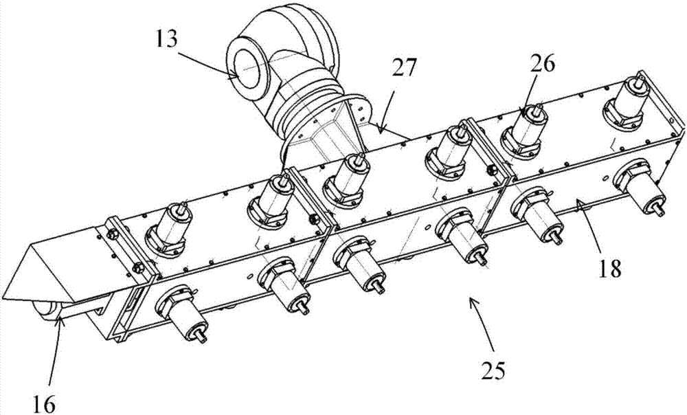 Modular array type multi-head end effector