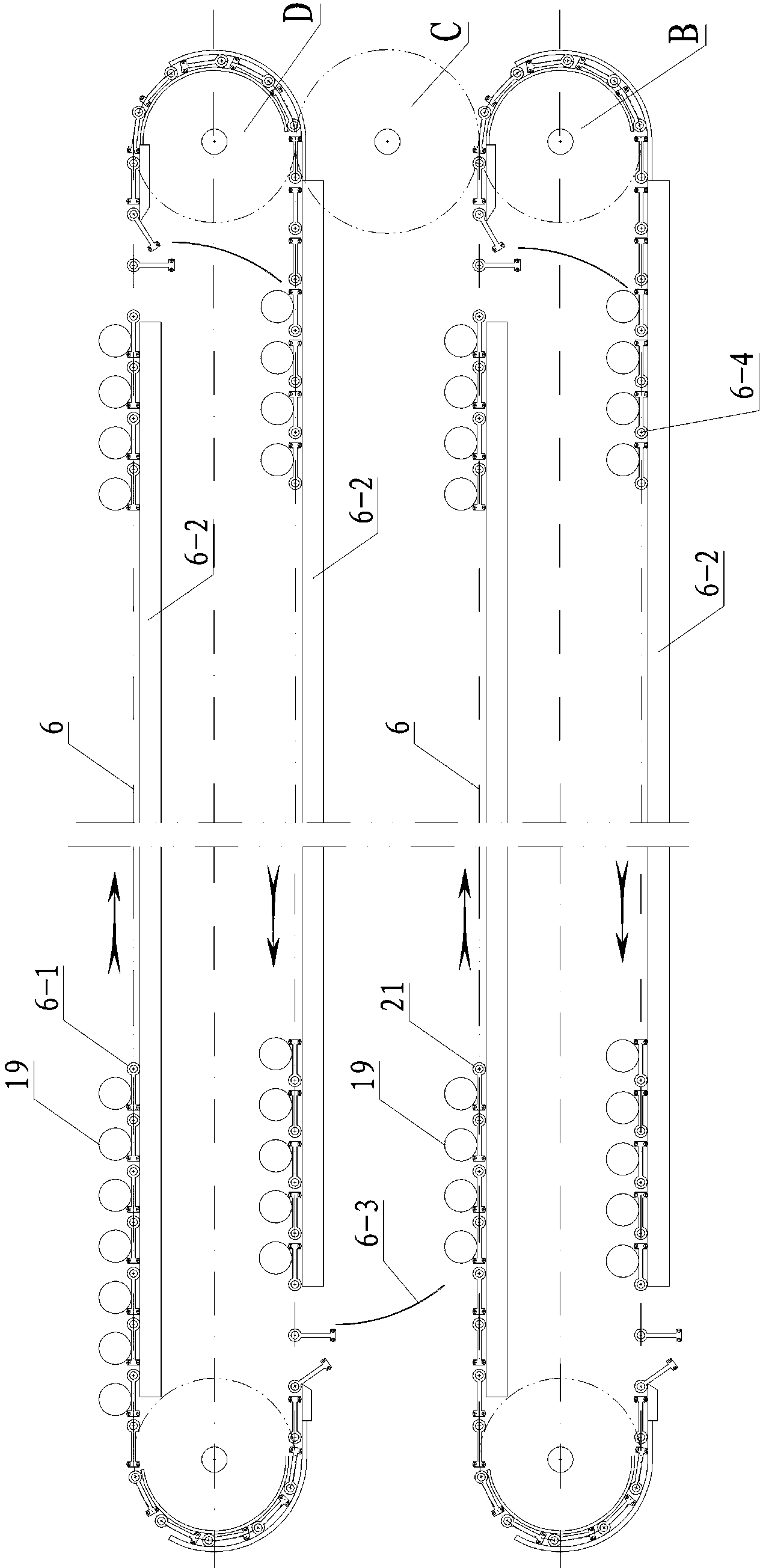 Processing equipment capable of achieving continuous sterilization and water bath cooling