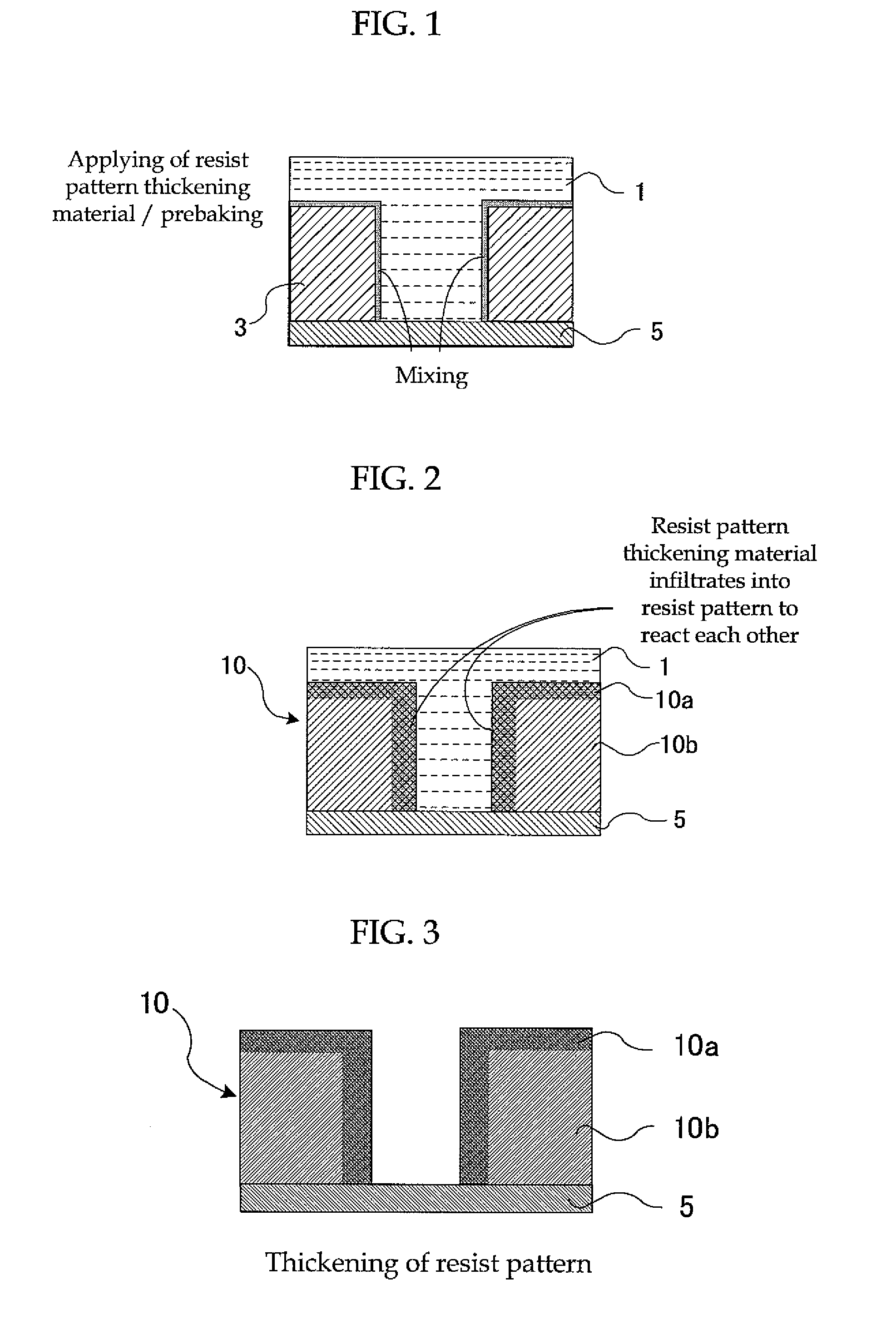 Resist pattern thickening material, method for forming resist pattern, semiconductor device and method for manufacturing the same