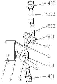 Three-point locking safety door lock for pressure steamer