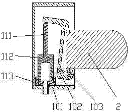 Three-point locking safety door lock for pressure steamer