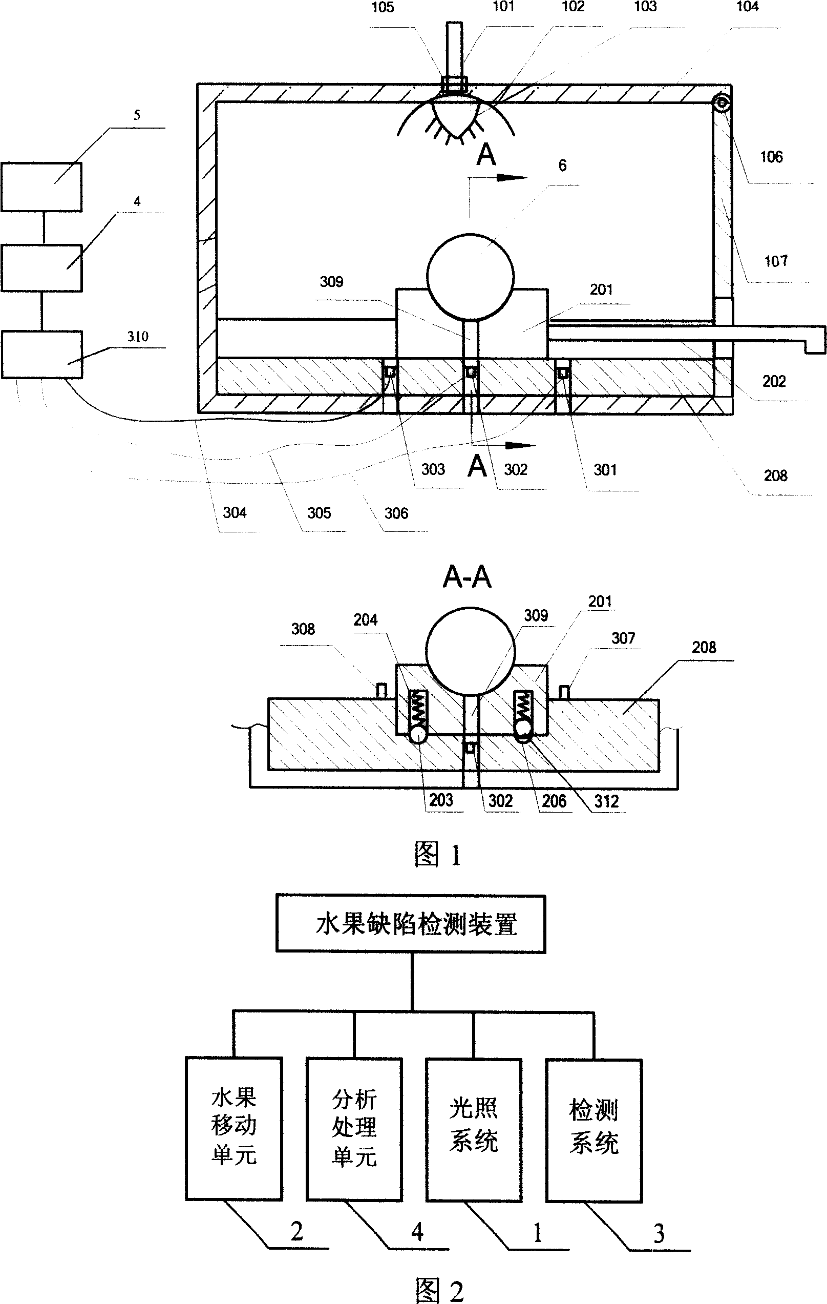 Method and device for detecting fruit defects based on multi-sensor information fusion