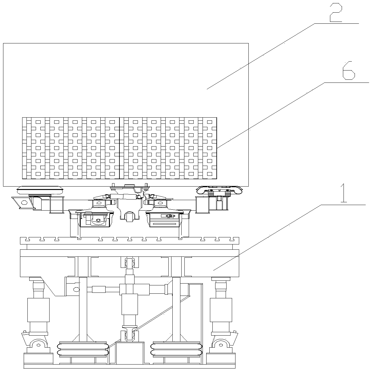 Rail vehicle operation performance testing device