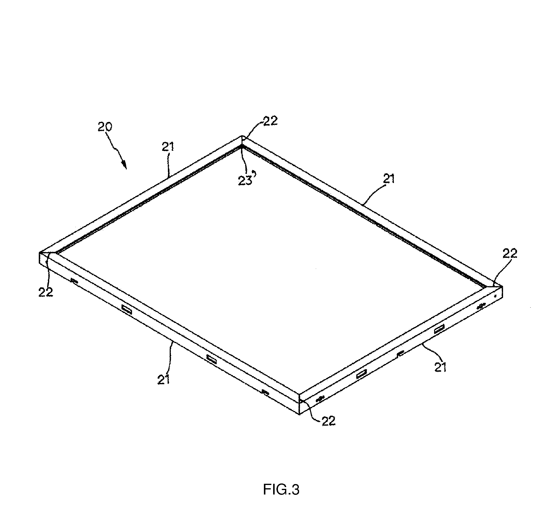 3c frame manufacturing method