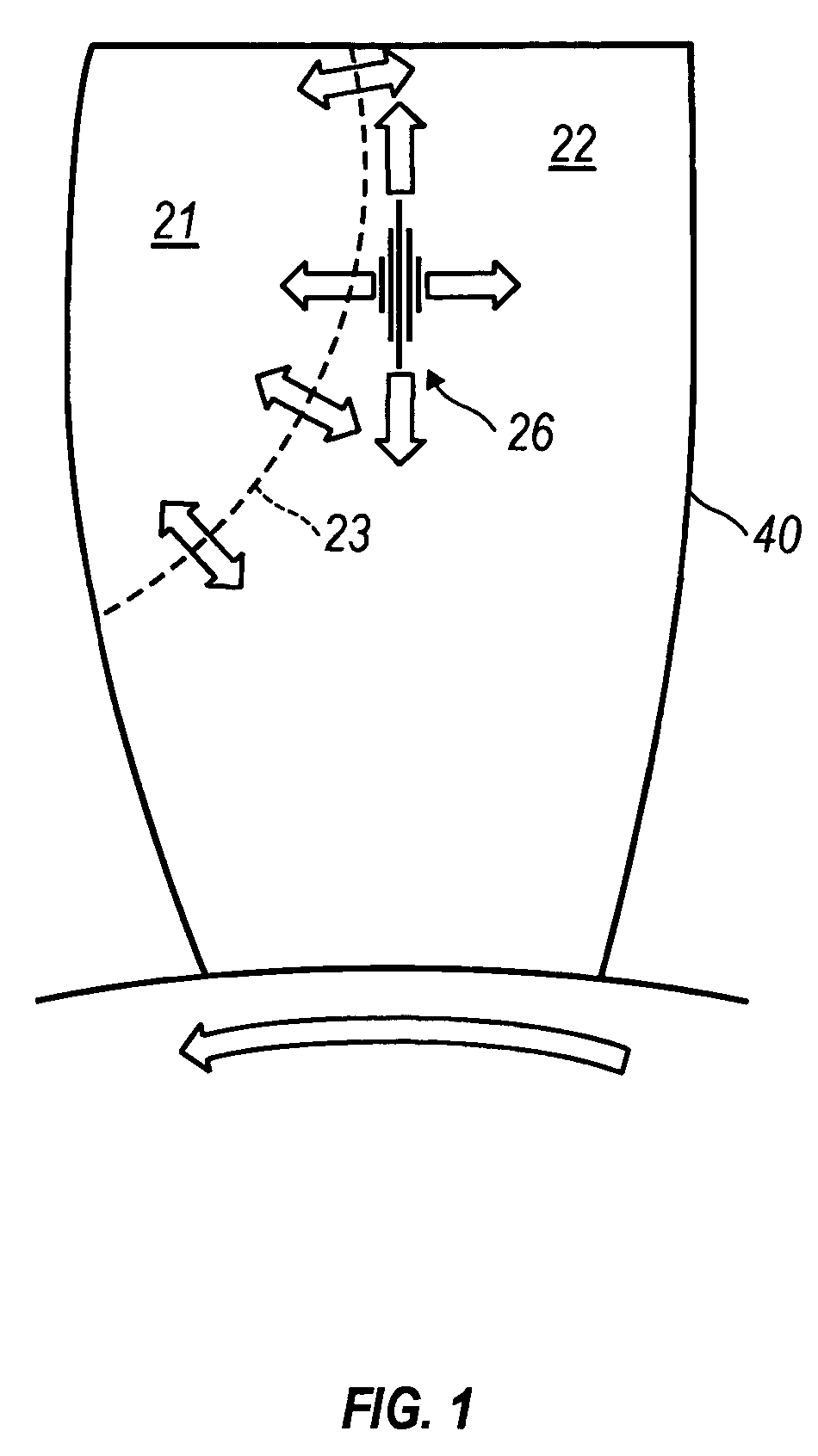 Mitigation of unsteady peak fan blade and disc stresses in turbofan engines through the use of flow control devices to stabilize boundary layer characteristics