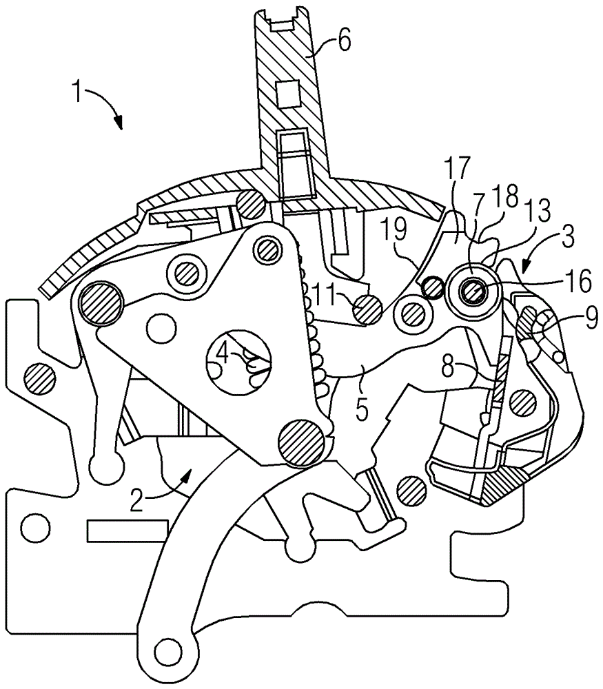 Locking mechanism of power switch