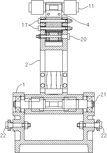 Top Roller Clamping Device