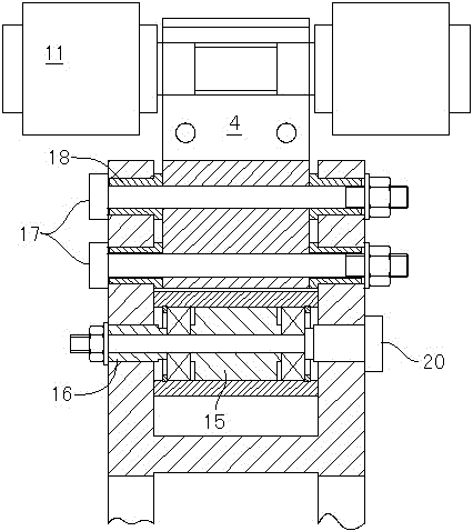 Top Roller Clamping Device