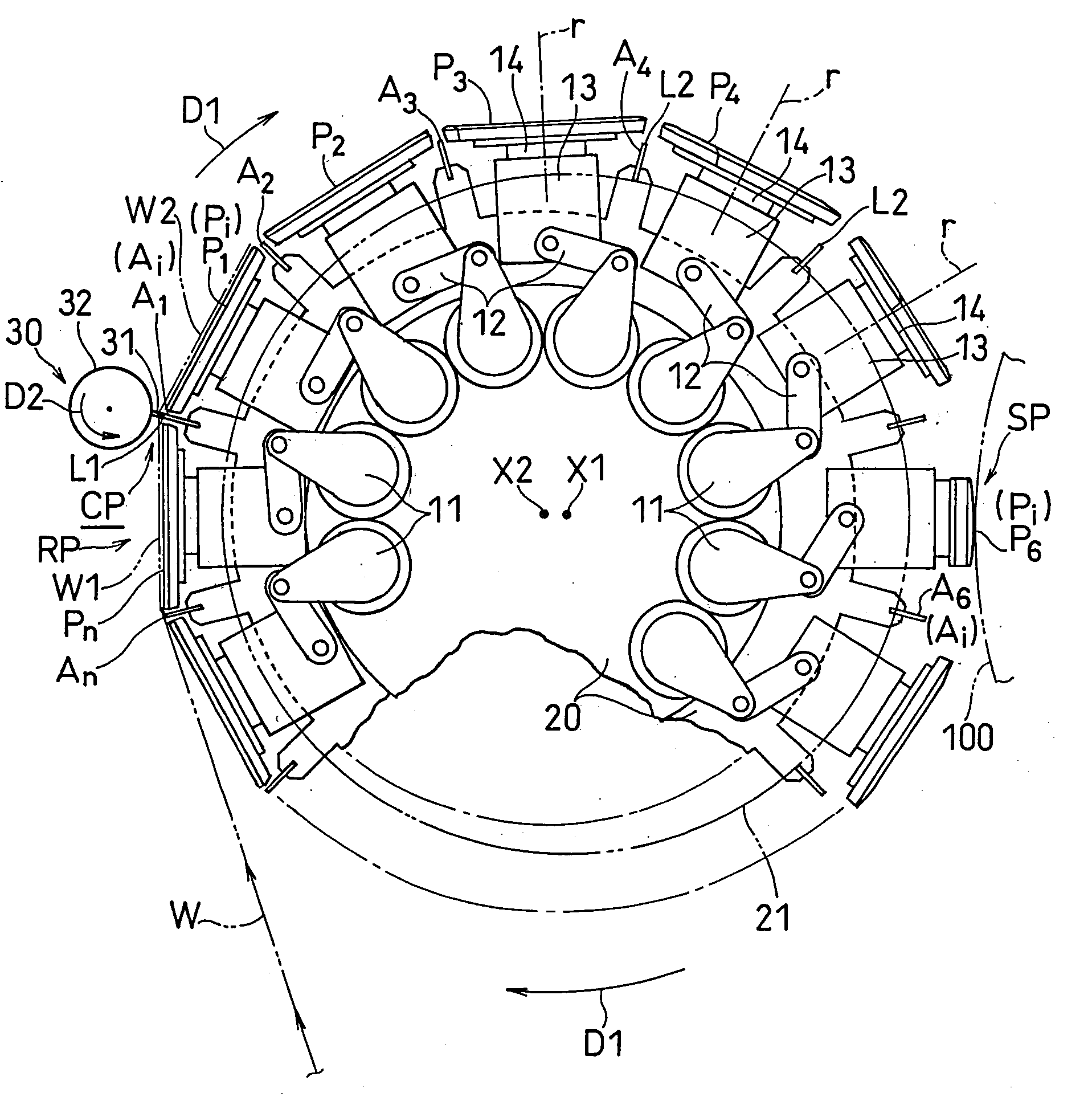 Web Processing Device and Web Processing Method