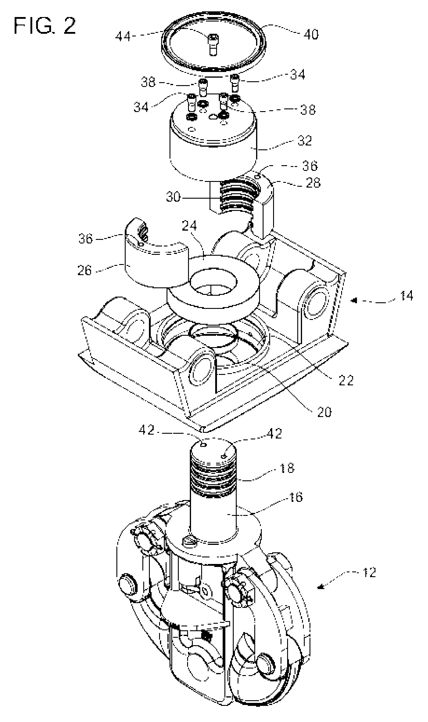 Retaining keeper assembly for a hoisting device