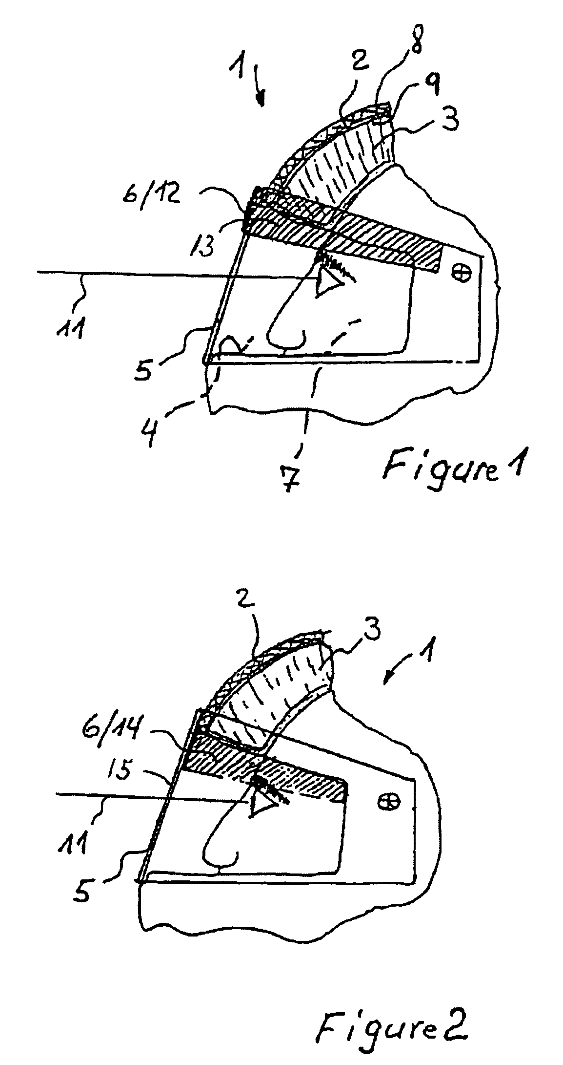 Antiglare system for a crash helmet