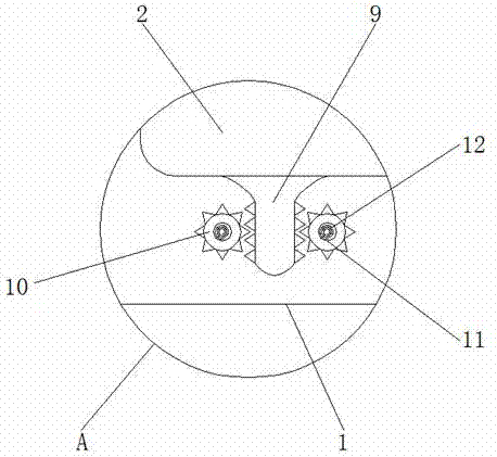 Driving structure of supporting arm for stacking hollow building blocks