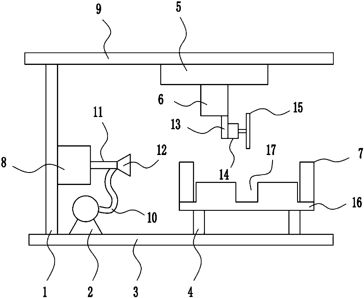 Metal material cutting equipment for hardware tool production