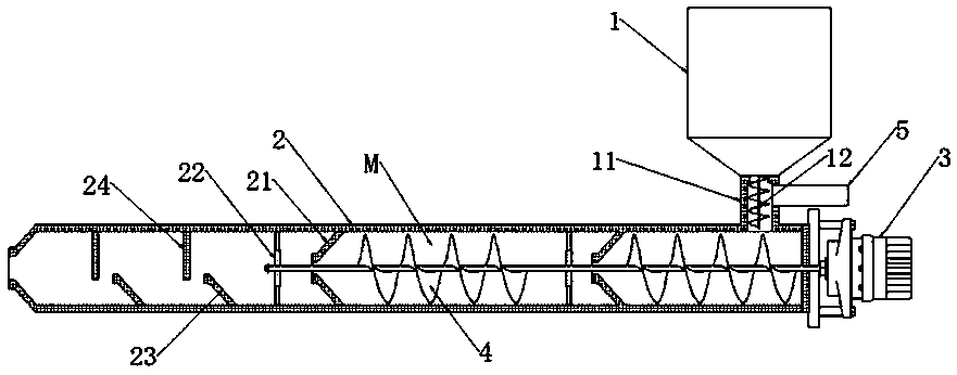 Single-slurry blending device for hole drilling and sealing