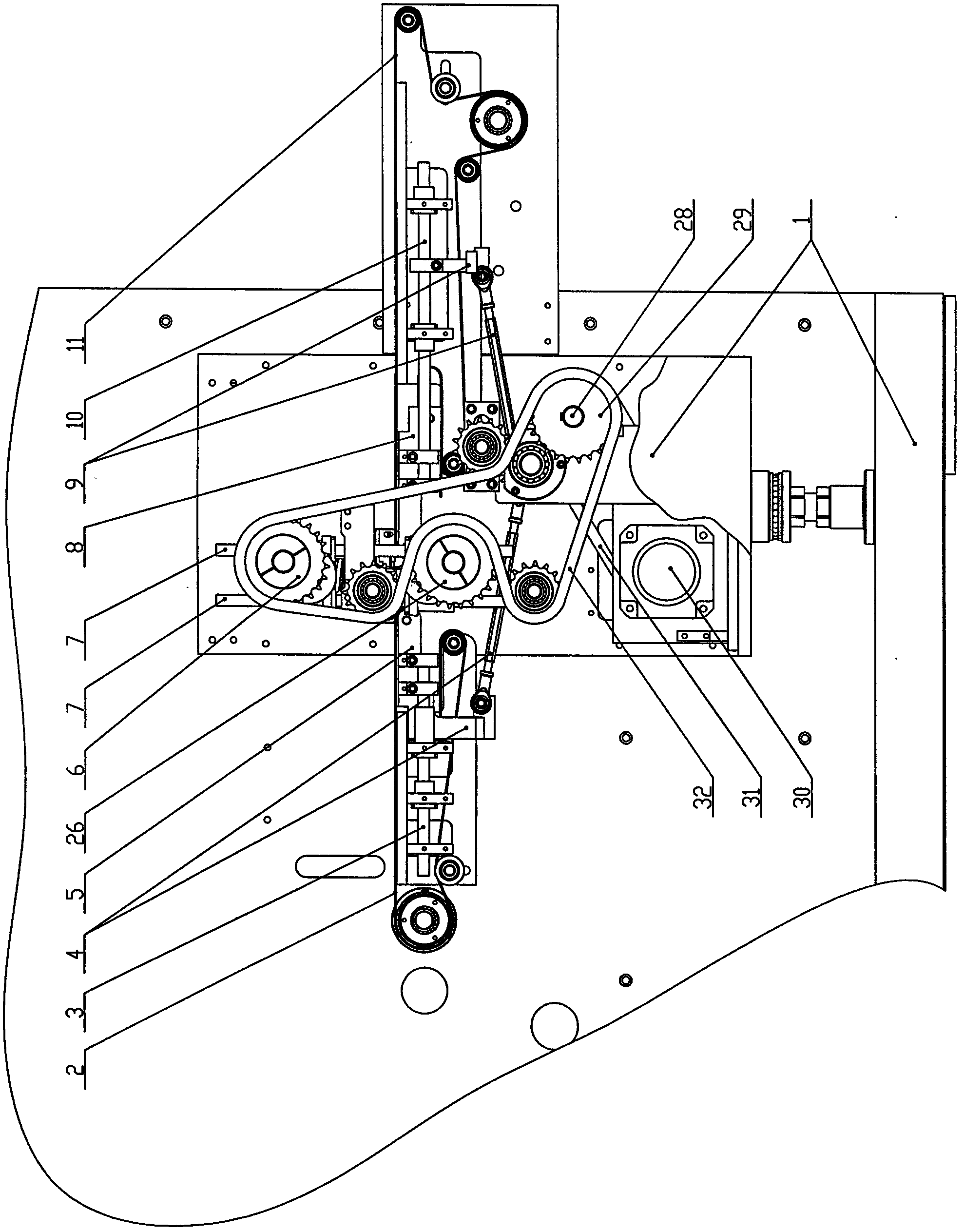 High-speed continuous sealing and cutting device