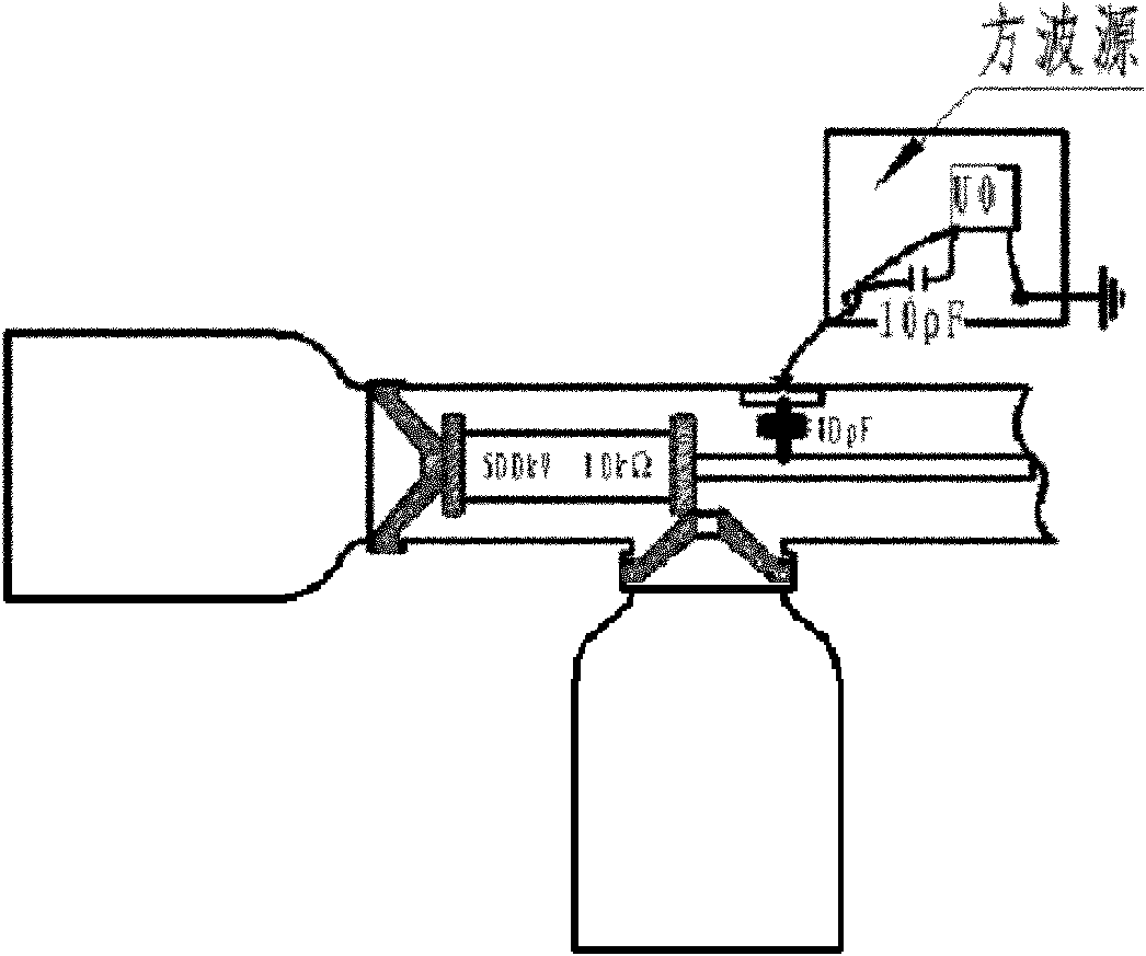 Insulation test tool for gas-insulated metal-enclosed switchgear (GIS)