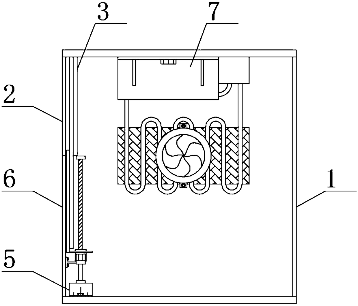 Computer chassis with a control panel concealing function