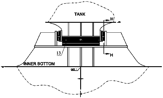 B-type LNG ship enclosure system