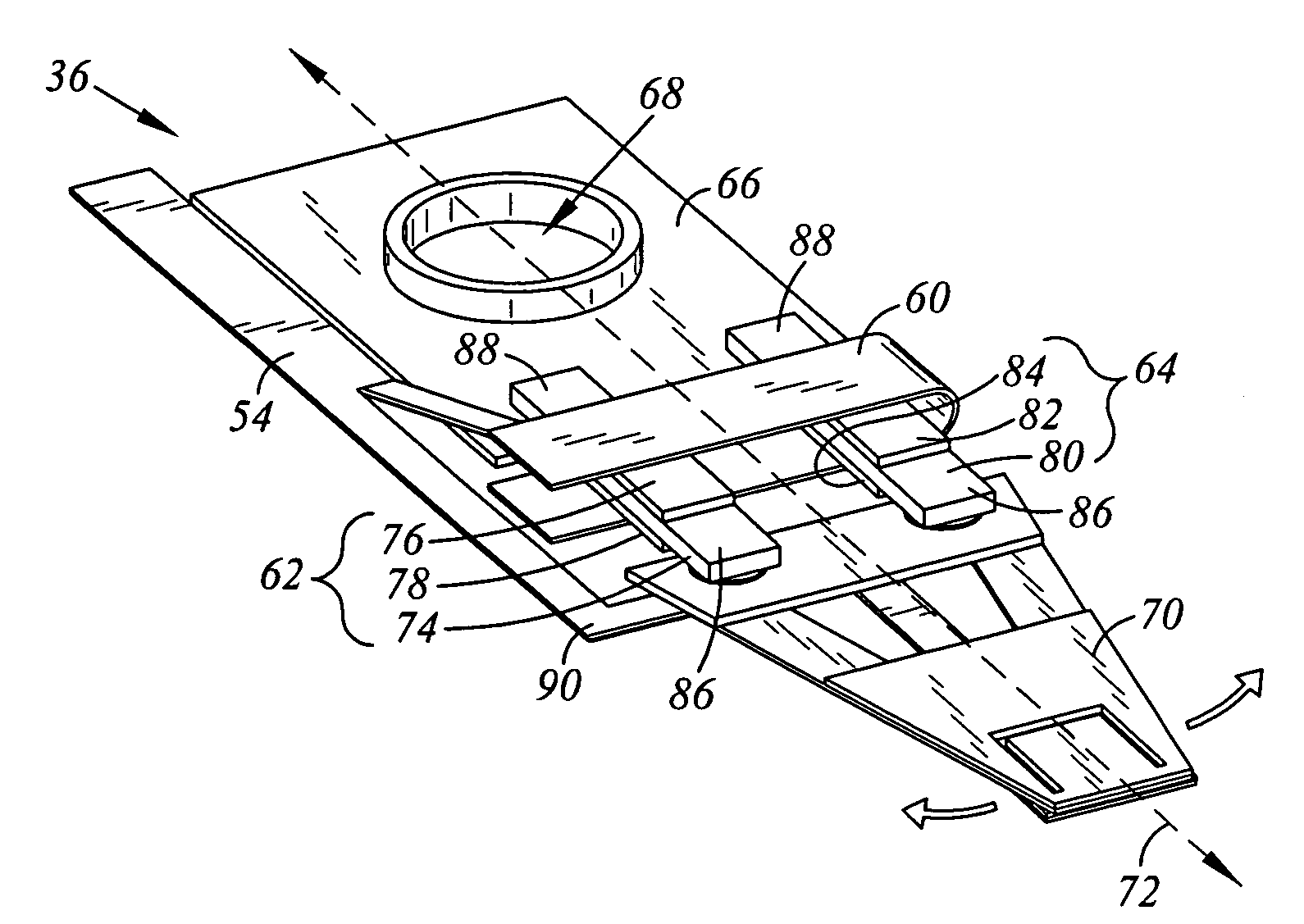 Suspension assembly with piezoelectric microactuators electrically connected to a folded flex circuit segment