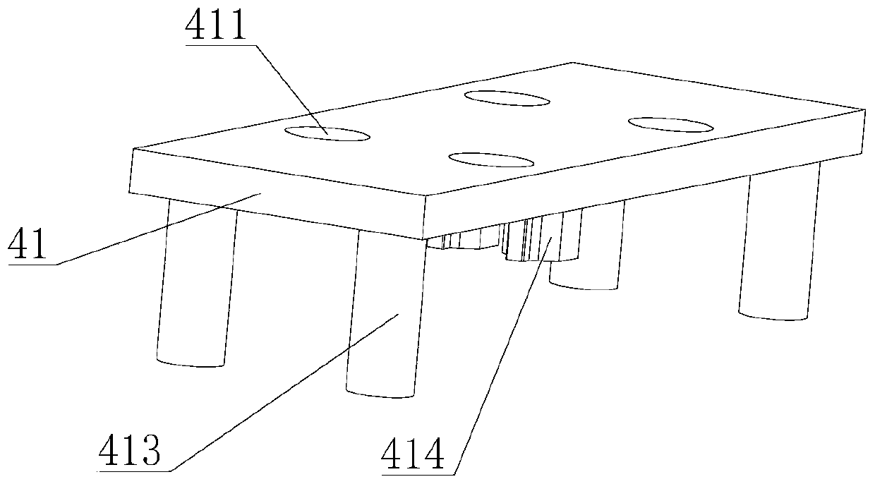 Impression-free linkage type self-material-returning cutter die