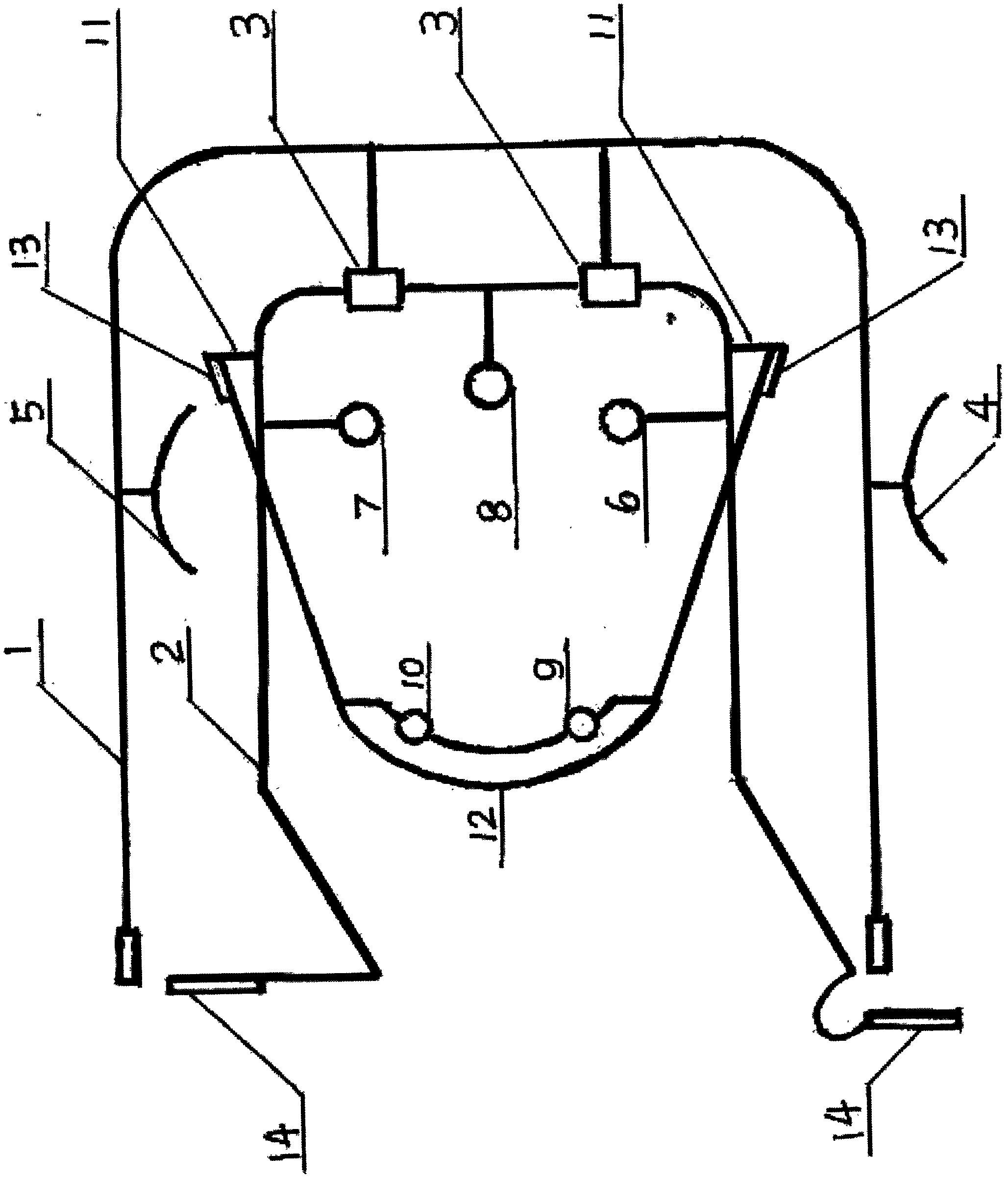 Manual cervical traction massager