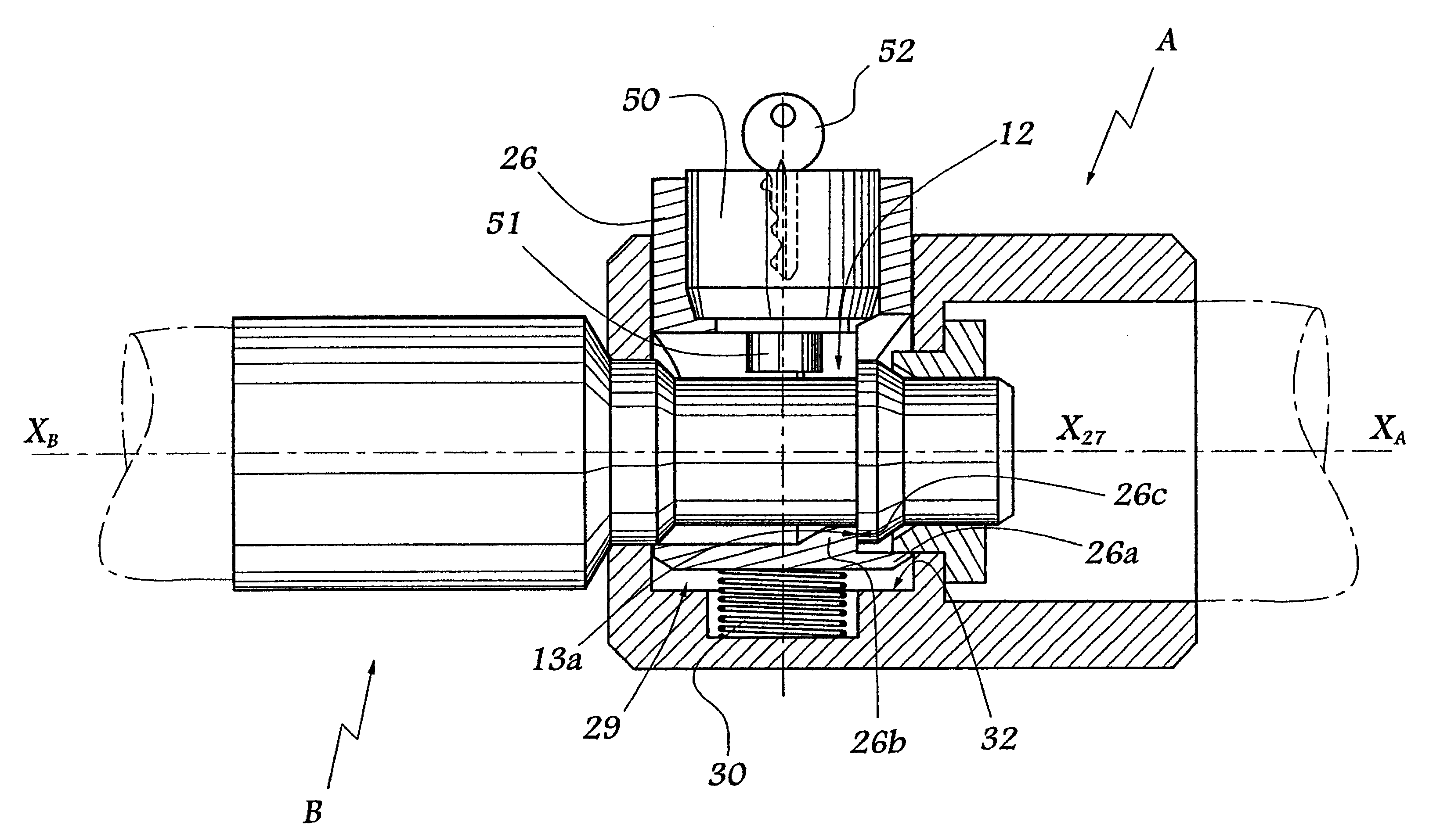 Female element of a connection and quick connection incorporating such an element