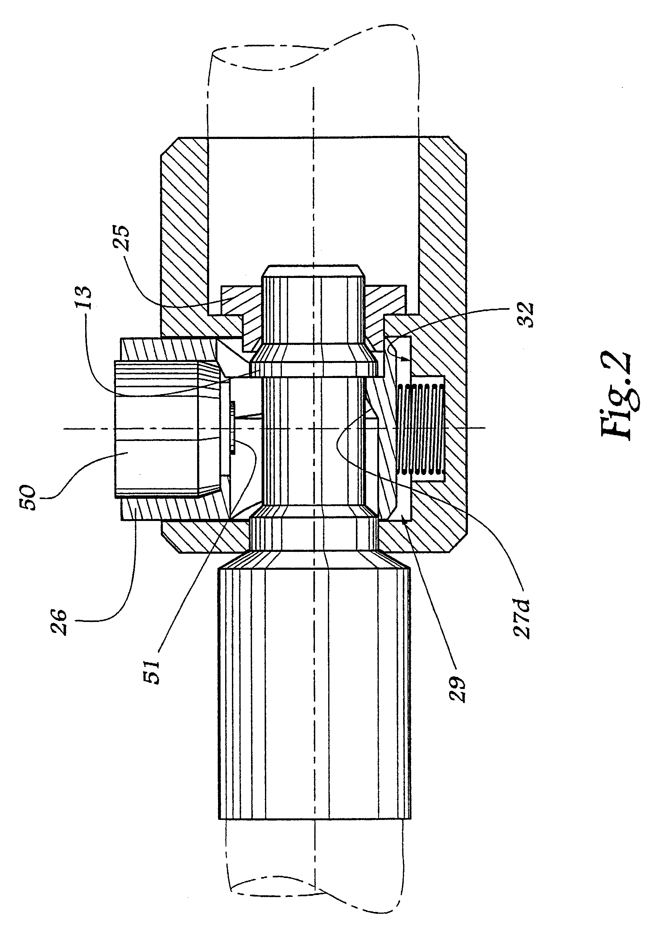 Female element of a connection and quick connection incorporating such an element