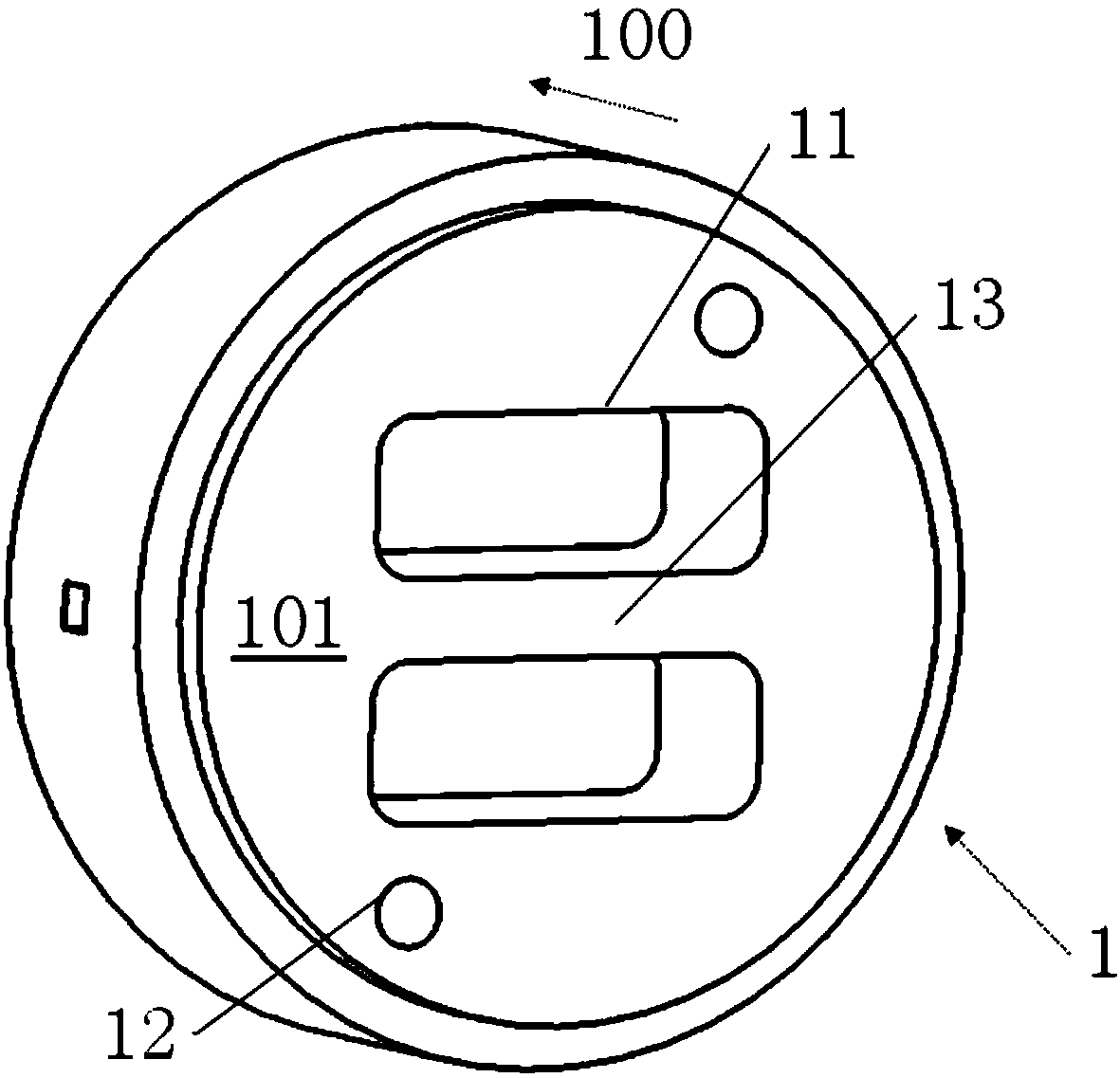 A hot extrusion die and wire-inserted composite sheet made of it