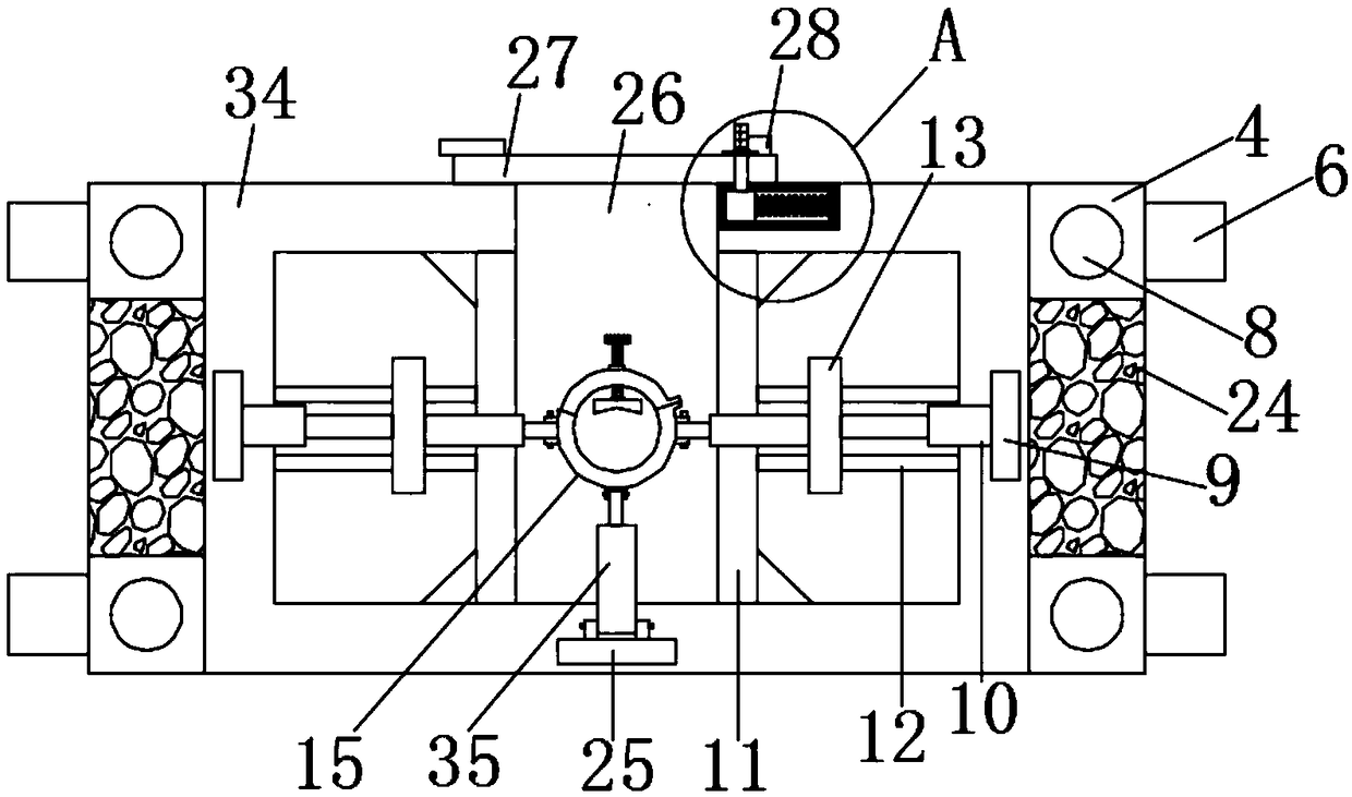 Temporary support device for wind power generation