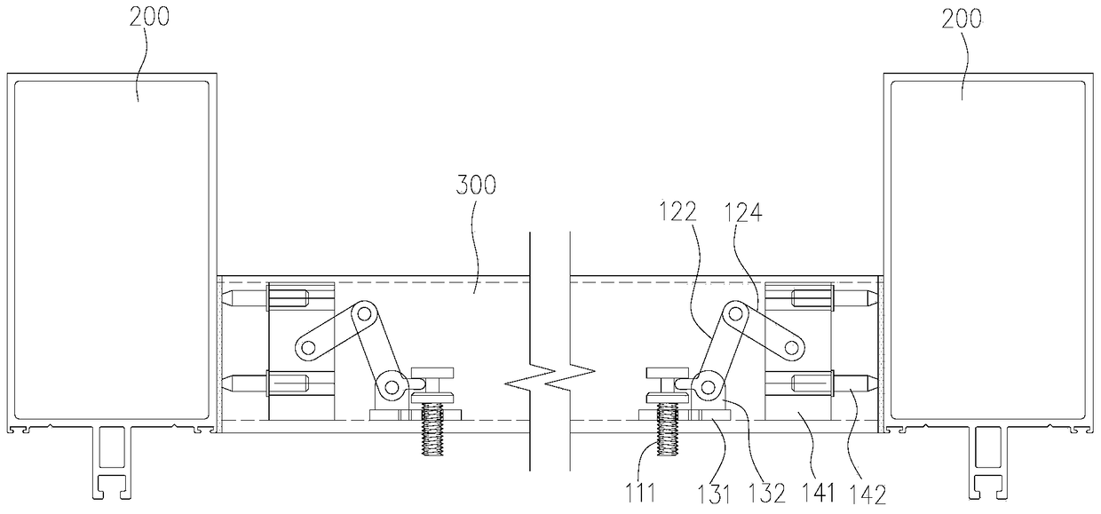 A connection structure and a connection system between a column and a closed beam