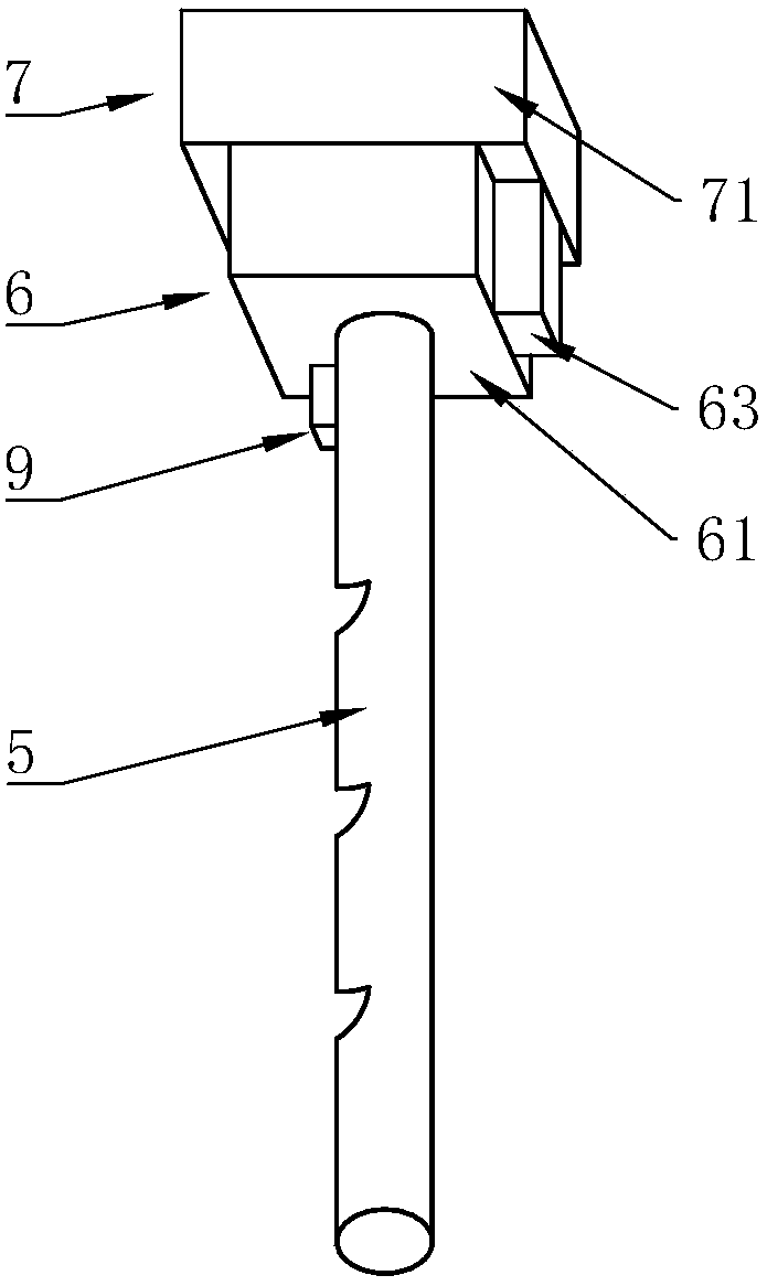 Automobile headrest adjusting device