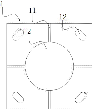 A solar integrated street light