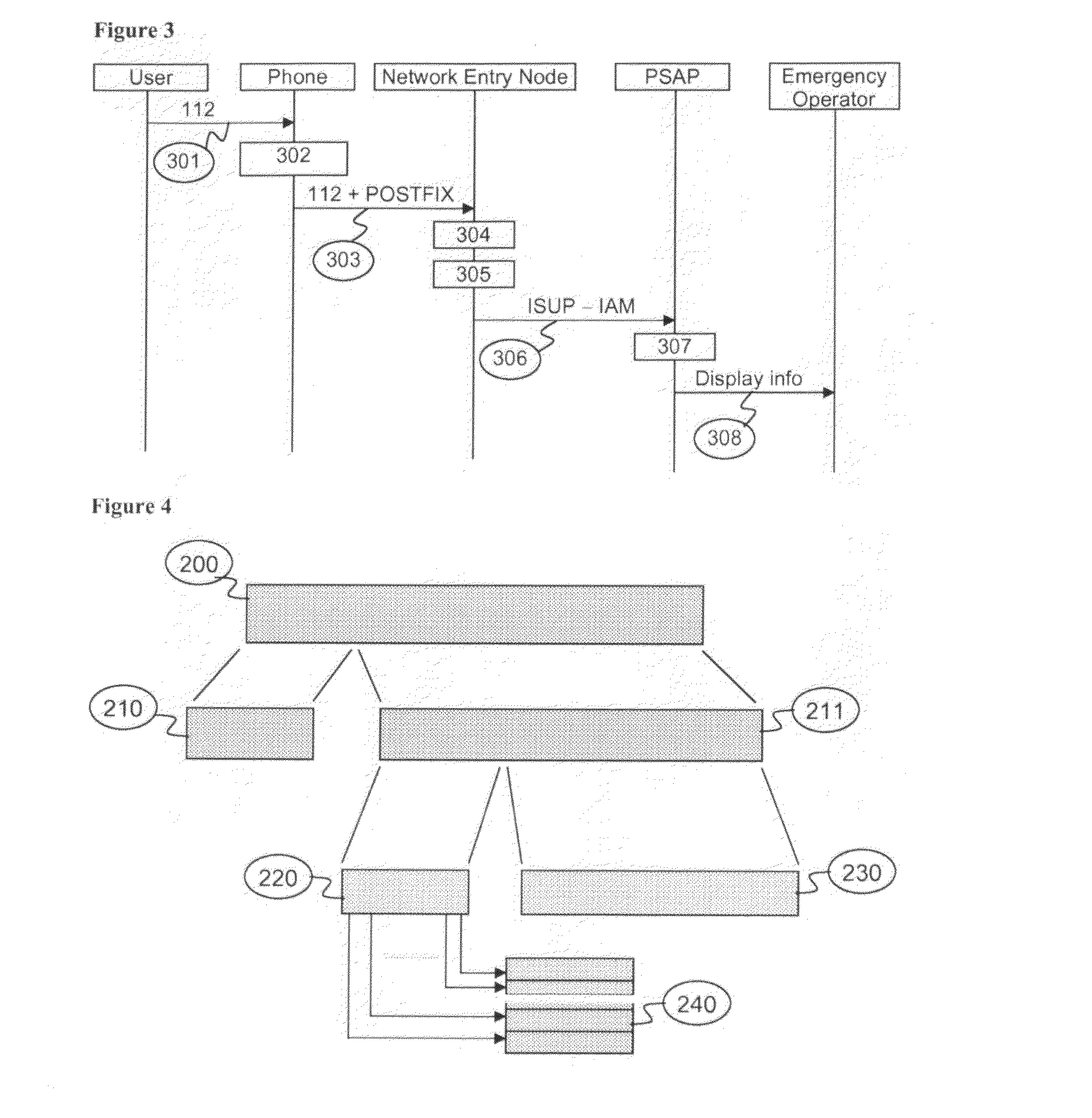 Method and system for adding information to an emergency call