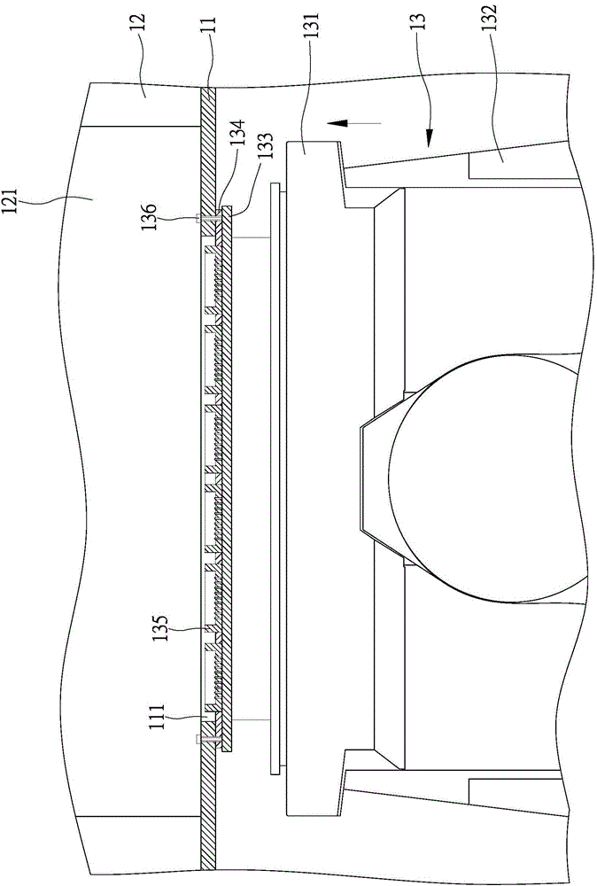 Test unit positioning mechanism of test equipment and test equipment provided with test unit positioning mechanism