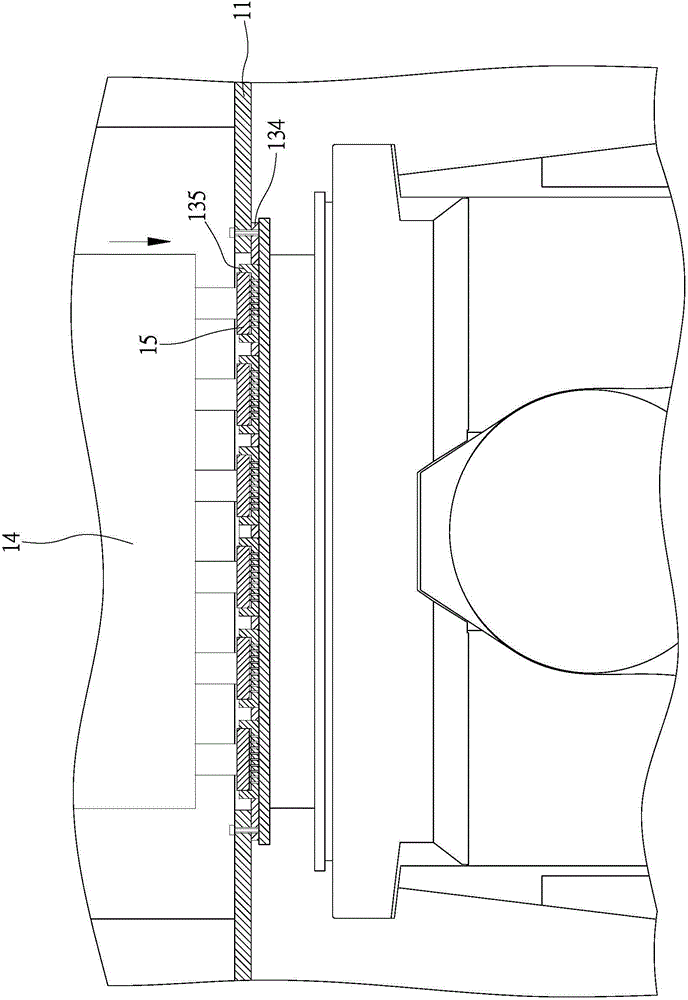 Test unit positioning mechanism of test equipment and test equipment provided with test unit positioning mechanism