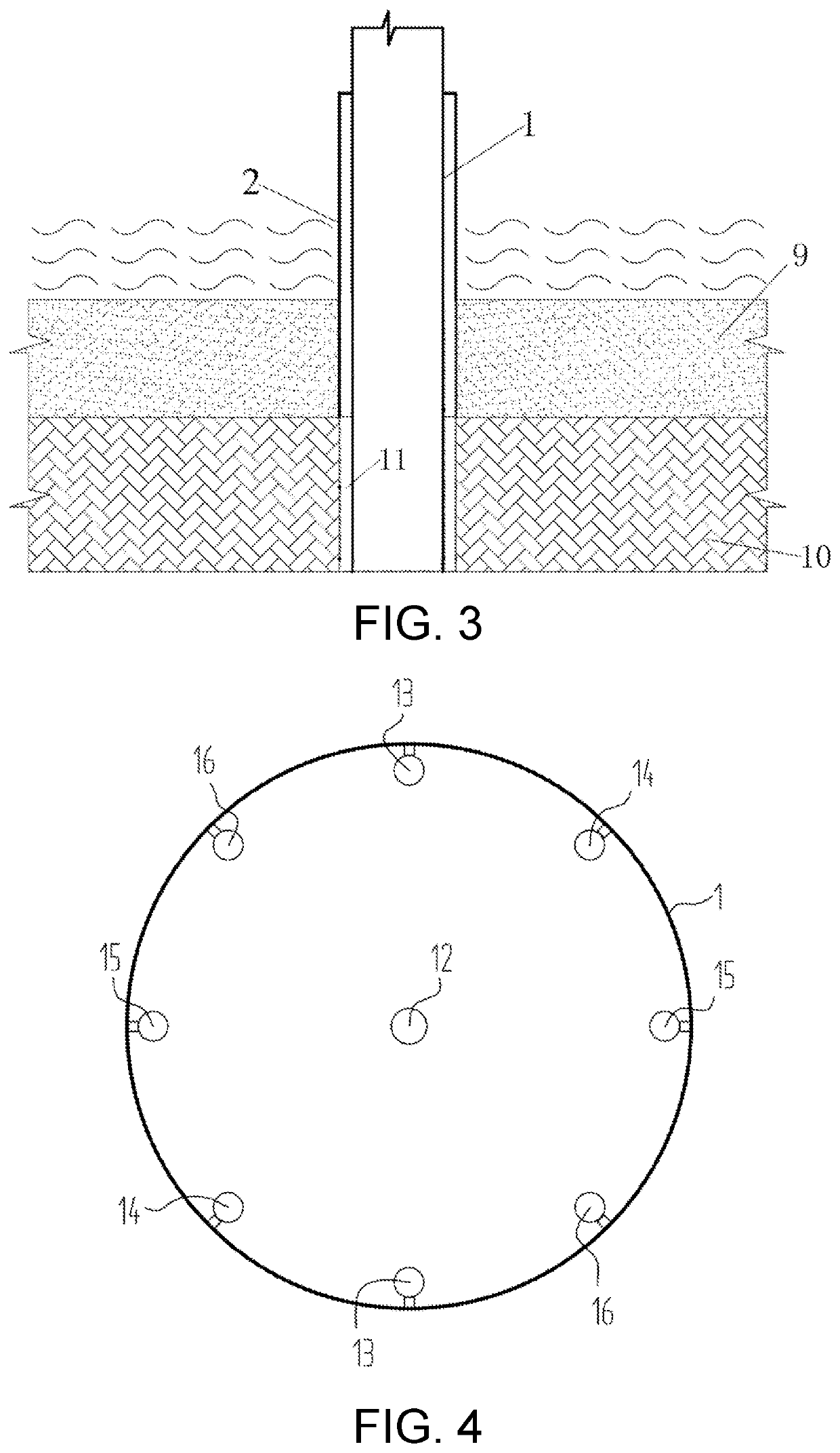 High strength grouting method for single pile rock-socketed foundation of weakly weathered bed rock for offshore wind power