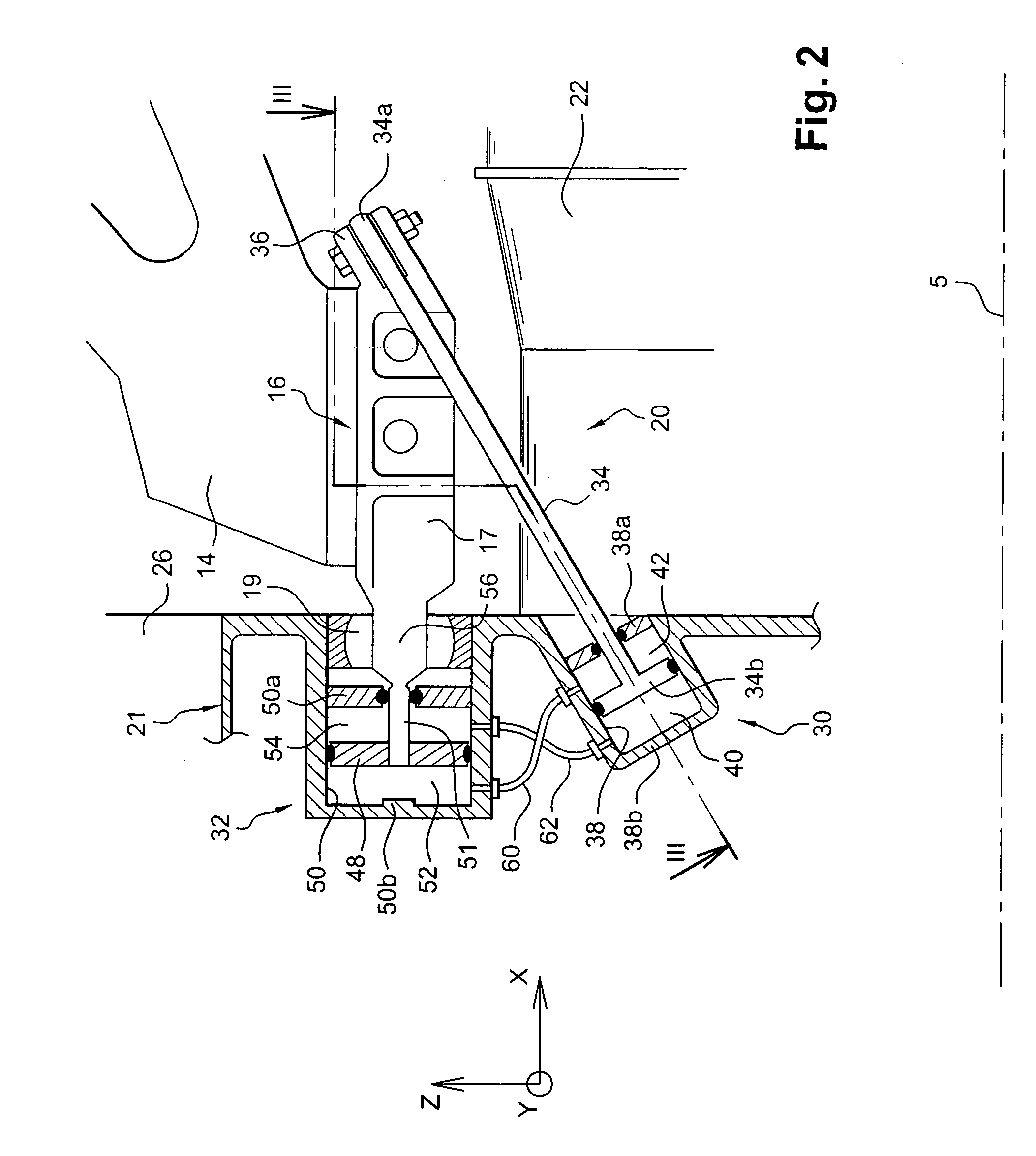 Mounting system inserted between an aircraft engine and a rigid structure of an attachment strut fixed under a wing of this aircraft