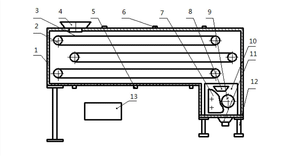 Chestnut shell breaking system