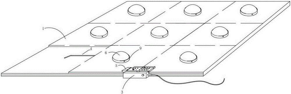 Multi-mode control acousto-optic interaction game pad for training logic and sense system of children