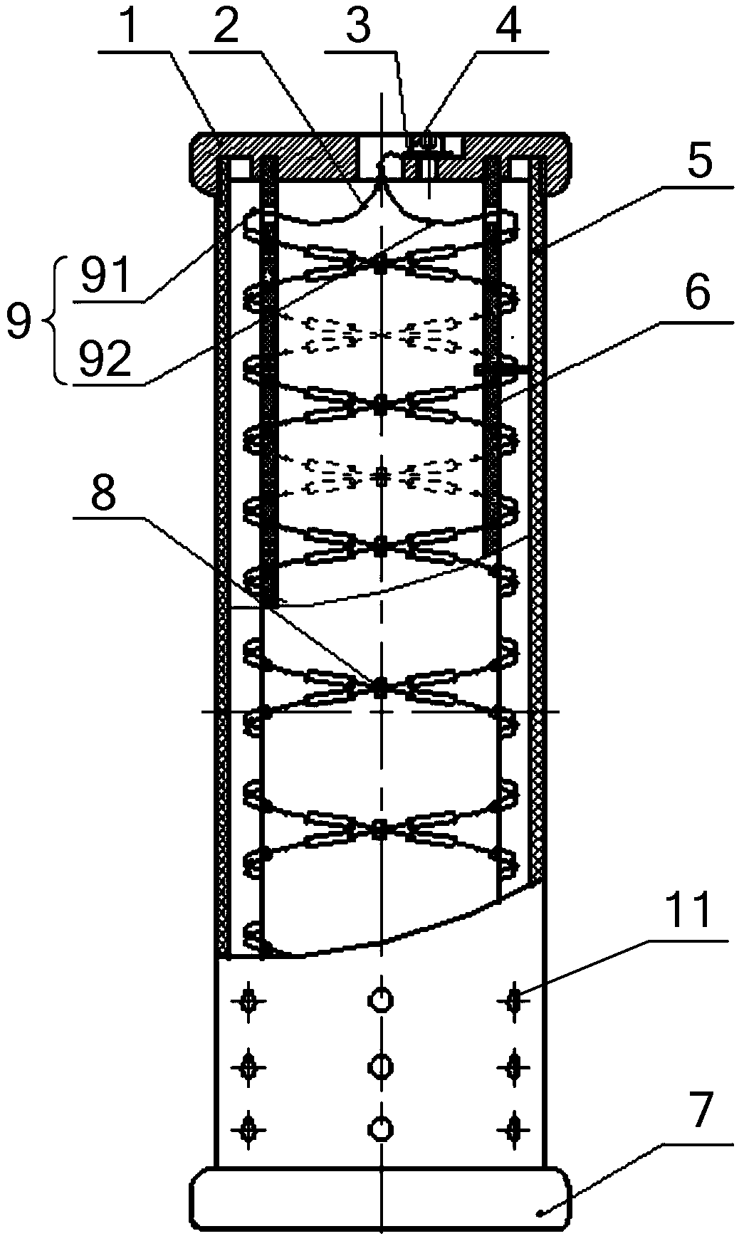 High-voltage non-inductive resistor and DC voltage measuring device