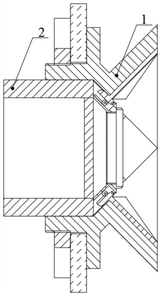 Multi-fragment synchronous launch sabot device and assembly method thereof