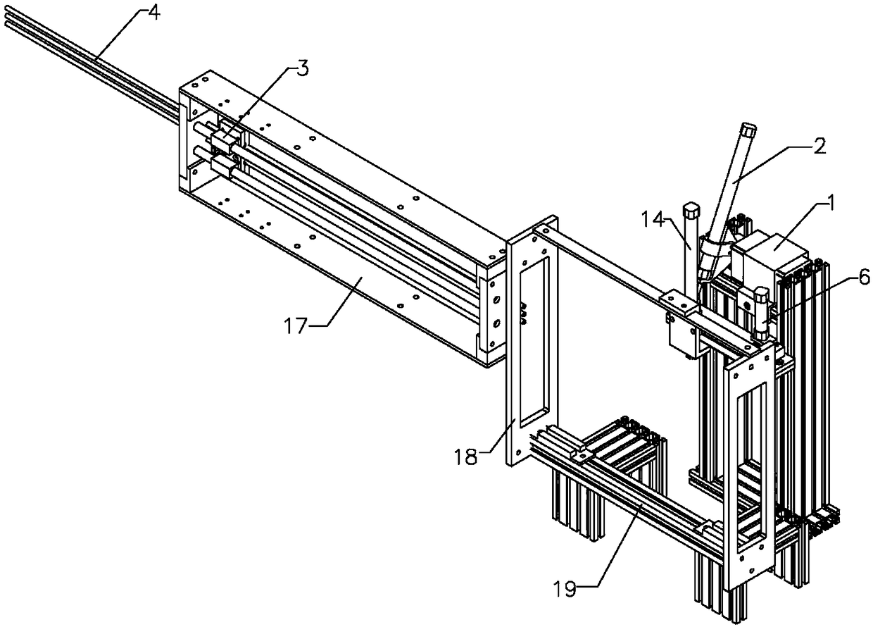 Continuous weft insertion and overlock device based on three-dimensional loop knitting machine and its weft insertion method